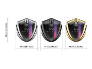 Infiniti Silikon Emblem Abzeichen Moderner Look High-End Stil